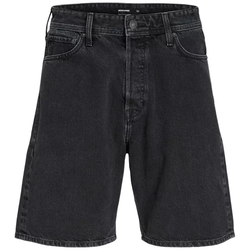 Jack & Jones Jeans kratke hlače 12229606 Črna Baggy Fit