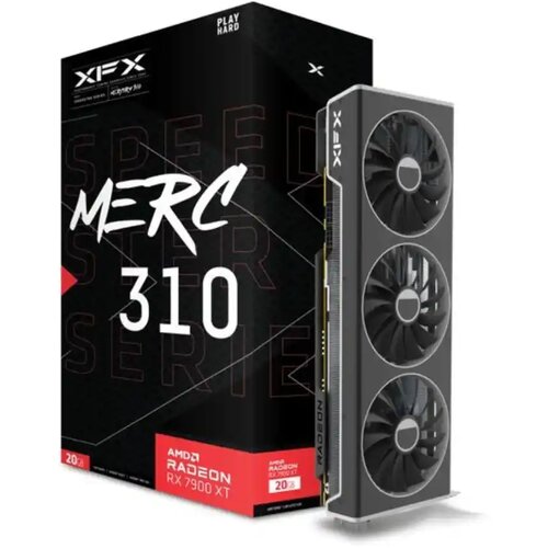 AMD karta XFX Video Card RX-7900XT Speedster MERC310 20GB GDDR6 320bit 3xDP/HDMI Cene