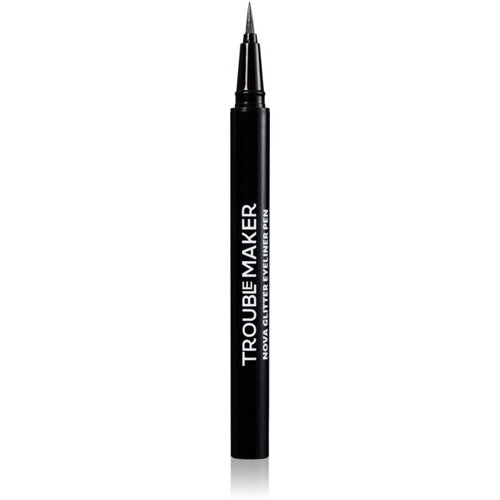 Trouble Maker Nova Glitter Liquid Eyeliner Pen ble&amp;scaron;čeče črtalo za oči odtenek Black Hole Black 0.5 ml Slike