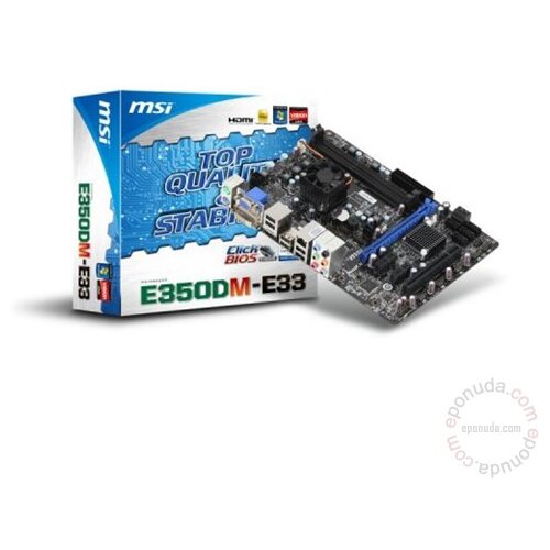 MSI E350DM-E33 matična ploča Slike