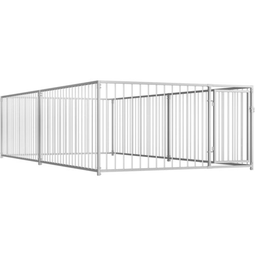 VidaXL Zunanji pasji boks 200x400x100 cm Slike