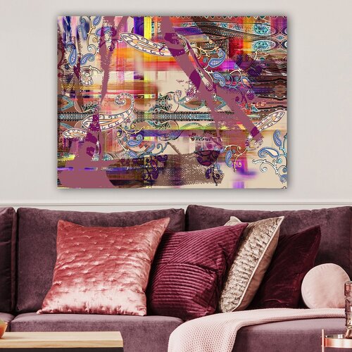 Wallity 758833777_70100 multicolor decorative canvas painting Cene