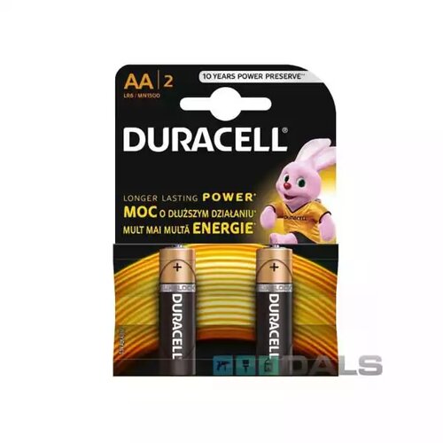 Duracell Baterija Basic LR6 AA (pak 2 kom), nepunjiva Slike