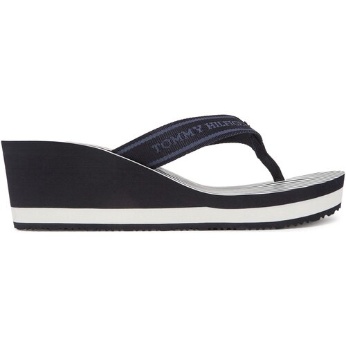 Tommy Hilfiger Japonke Th Stripes Wedge Beach Sandal FW0FW08521 Modra Slike
