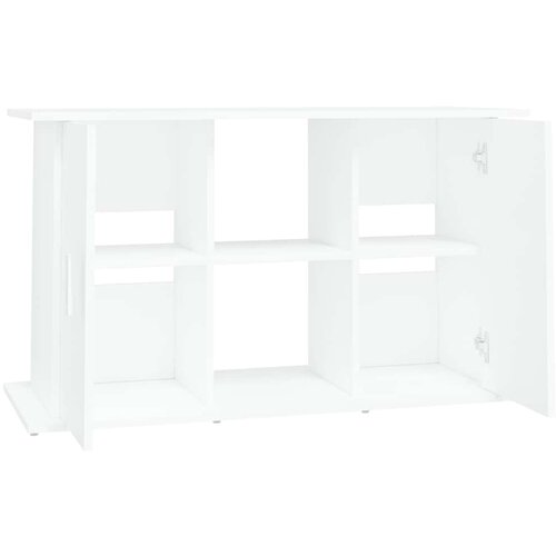  Stalak za akvarij bijeli 101 x 41 x 58 cm od konstruiranog drva Slike