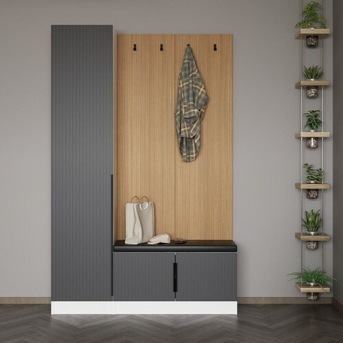 Woody Fashion noah - 8330 anthracite hall stand Cene
