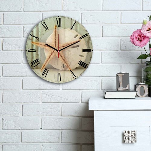 Opviq Zidni sat MDF 30cm šareni Cene