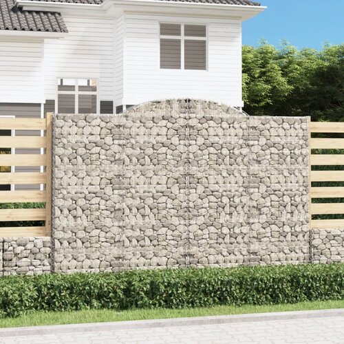  Lučne gabionske ko&scaron;are 3 kom 300x30x200/220cm pocinčano željezo Cijene