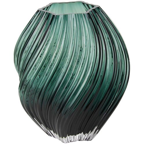 House Nordic Temno zelena steklena ročno izdelana vaza (vi&scaron;ina 23 cm) &ndash; Cene