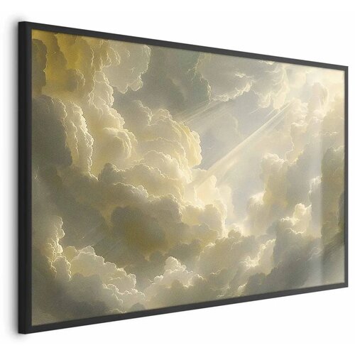  Plakat Fascinating Play of Colors Against the Clouds 42x29.7 Crni okvir Cijene