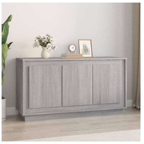  Komoda sivog hrasta sonome 102x35x55 cm od konstruiranog drva Cene