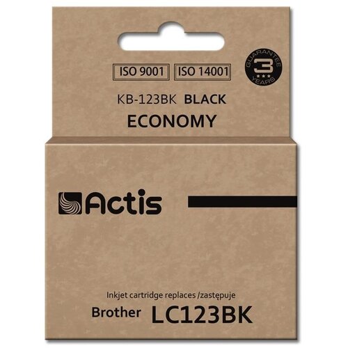 Actis KB-123Bk Ink (replacement for Brother LC123BK /LC121BK; Standard; 15 ml; black) Cijene