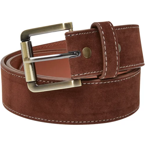 Urban Classics Accessoires Synthetic Leather Layering Belt brown