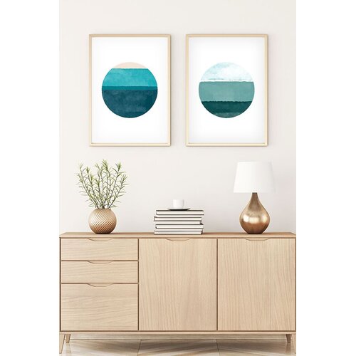 WALLXPERT Uokvirena slika Huhu72, 50x70 cm, 2 dijela Cijene