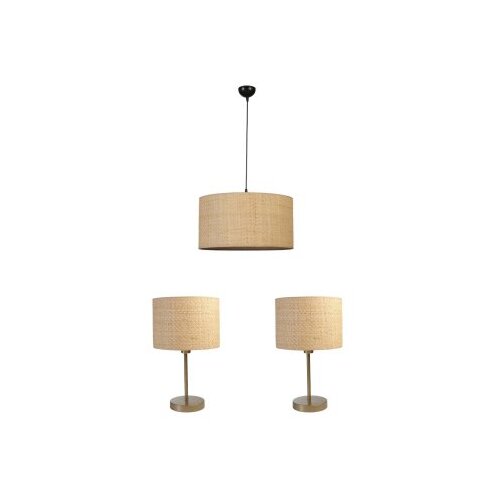 Opviq visilica i stone lampe Hasır rattan 846STL6116 Slike