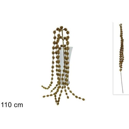  GRANA VISEĆA SA ŠLJOKICAMA 110 CM ZLATNA Cene
