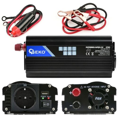 Geko 24V Pretvornik napetosti 1000W G17005 Cene