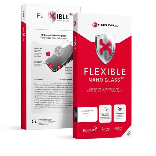 forcell Flexible 5D - hibridno staklo za iPhone 15 Pro crno Cene