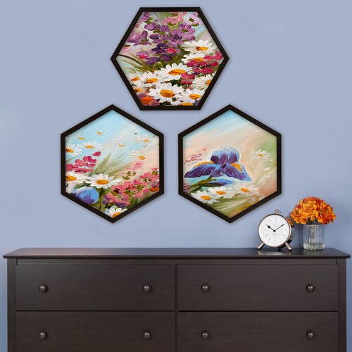 Wallity uramljena slika 6GEN184119, 35x35 cm, 3 dela Slike
