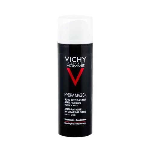 Vichy Homme Hydra Mag C+ hidratantna krema za lice protiv znakova umora 50 ml za moške true