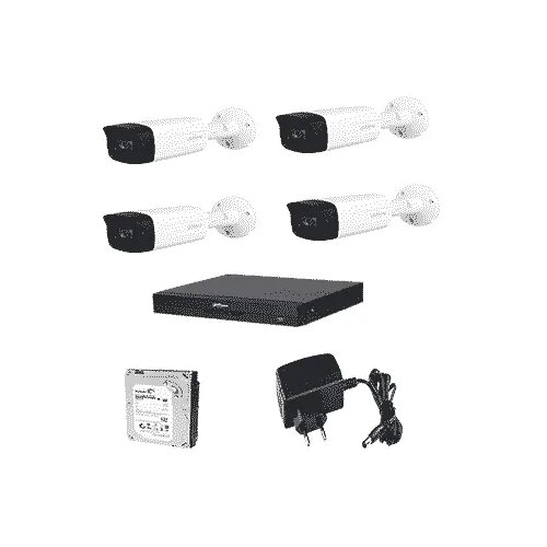  4 kamere 5mpx komplet 80m ic Slike