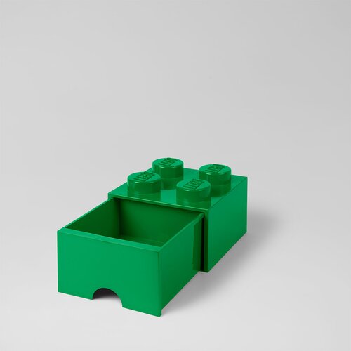 Lego Zelena &amp;scaron;katla za shranjevanje s predalom LEGO&amp;reg; Slike