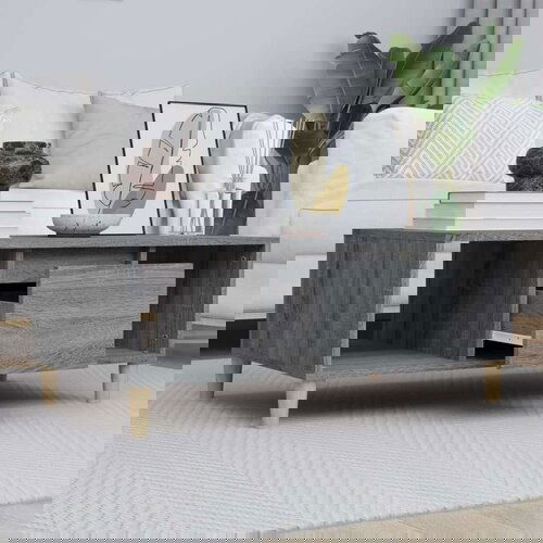  Stolić za kavu boja sivog hrasta 90x50x36 5cm konstruirano drvo Cijene