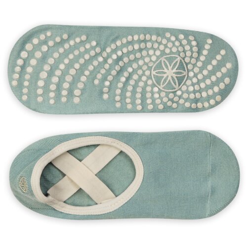 GAIAM GRIPPY nogavice za jogo v baletnem stilu - zelena Cene
