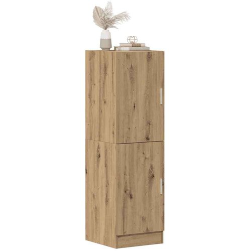 vidaXL Kuhinjska omarica artisan hrast 38x41,5x131,5 cm inž. les Cene