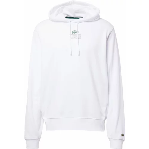Lacoste Sweater majica zelena / bijela