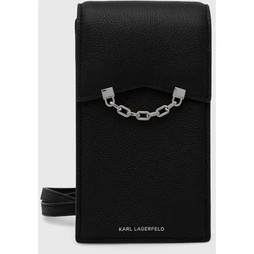 Karl Lagerfeld Kožni etui za mobitel boja: crna, 245W3211