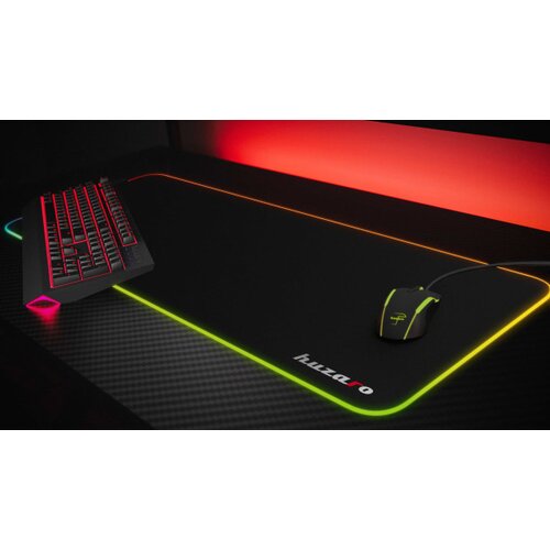 Huzaro gaming podloga za miš i tastaturu mousepad 1.0 xl rgb Cene