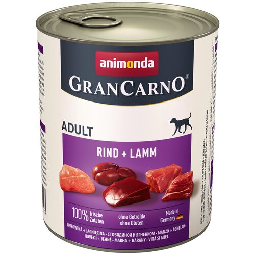 Animonda GranCarno Original Adult 6 x 800 g - Govedina in jagnjetina Slike