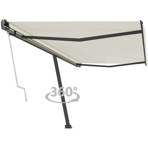  Samostojeća automatska tenda 500 x 350 cm krem Slike