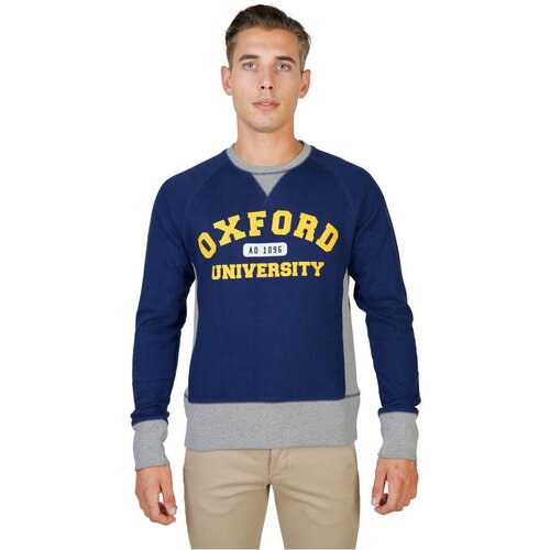 Oxford University Puloverji - oxford-fleece-raglan Modra Cene