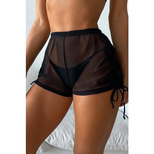 Dewberry 19529 Tulle Beach Shorts Pareo-BLACK Cijene