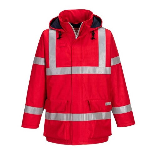 PORTWEST Jakna antistatik vatrootporna ki&scaron;na bizflame s785, crvena vel: l ( 56828 ) Cene