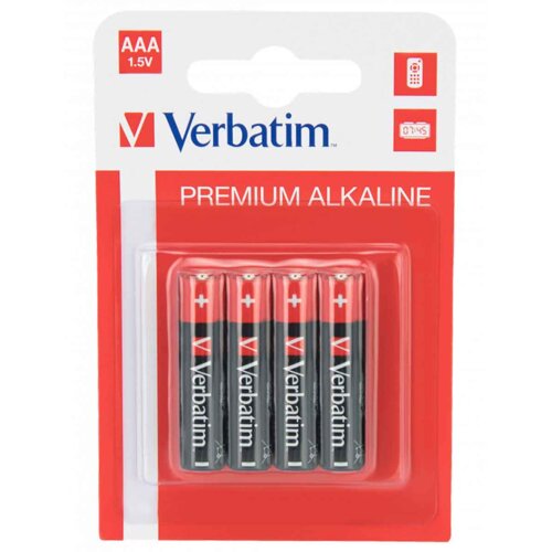 Alkalne baterije AAA Verbatim, 4/1, 1.5V Slike