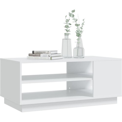  Stolić za kavu bijeli 102 x 55 x 43 cm od iverice Slike