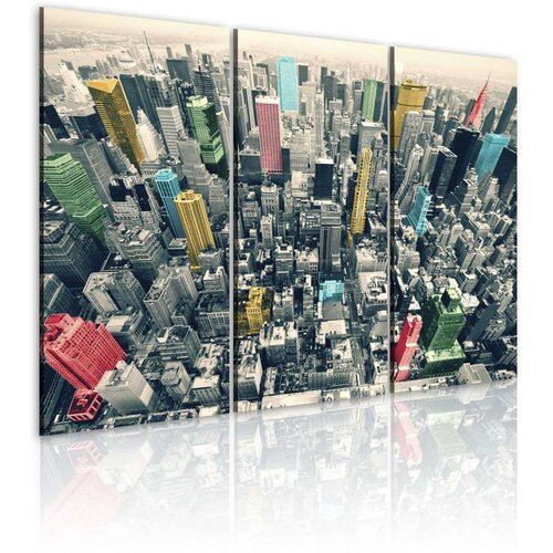  Slika - New York black&amp;amp;amp white&amp;amp;amp colors 90x60 Slike