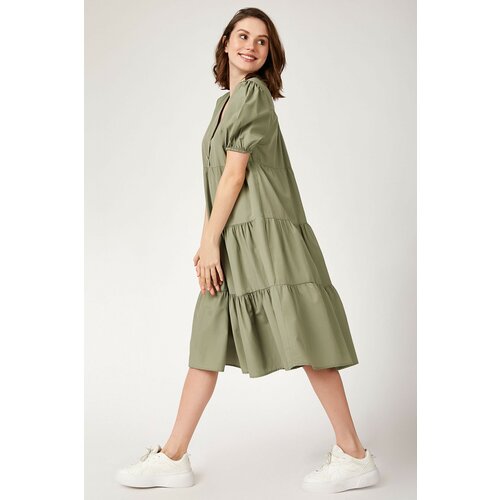 Bigdart Dress - Green Slike
