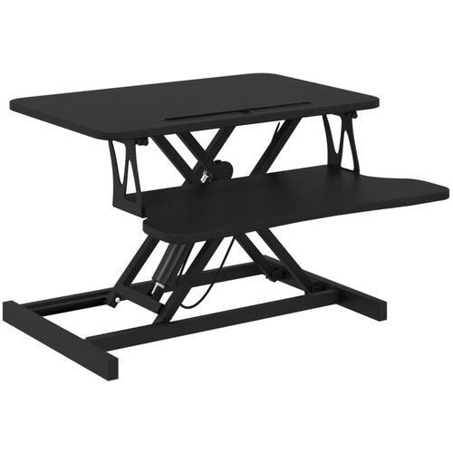 Maison Chic Nastavljiva delovna postaja - pisarniška miza - Računalniška miza 60x40x(13-41,5)cm jeklo in inž. les, (21785518) Cene