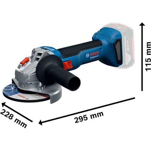 Bosch Kombinovani set PRO Komplet od 3 alata od 18 V: GSB + GBH + GWS + 2x GBA 4.0Ah + GAL18V-40 0615A500AG Slike