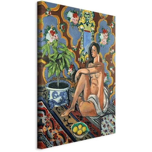  Slika - Henri Matisse &ndash; Decorative Figure on Ornamental Ground 60x90 Na talijanskom platnu Cijene