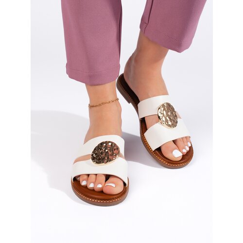 Shelvt Białek women's flat flip-flops Cijene