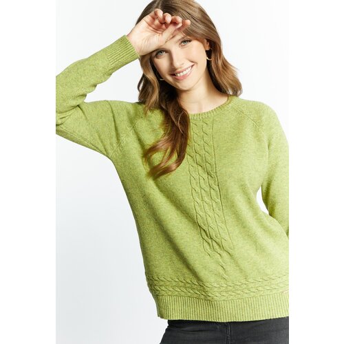 Monnari Woman&amp;#039;s Jumpers &amp;amp; Cardigans Women&amp;#039;s Sweater With Braid Weave Slike