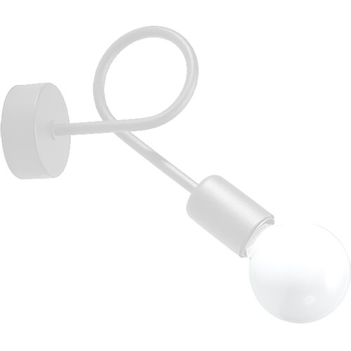 Sollux Lighting SL.1430 - Zidna lampa LOOP 1xE27/15W/230V bela Cene