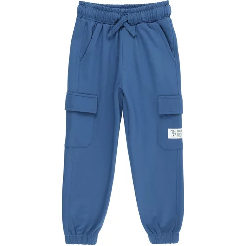 STACCATO Sportske hlače plava / bijela
