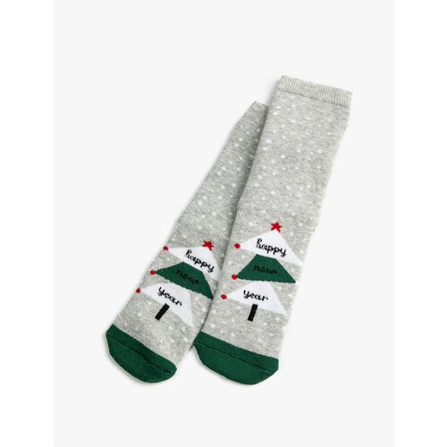 Koton New Year's Themed Christmas Tree Detailed Socks Slike