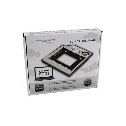  Adapter LC Power LC-ADA-525-25-NB Notebook adapter za SSD/HDD 9.5mm Cene